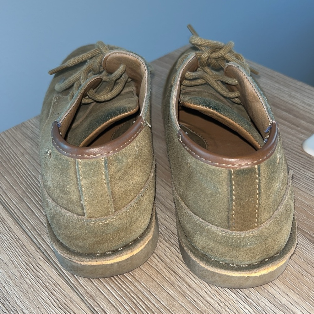 Kenneth Cole New York Tan Leather Lace Up Dress Shoes - Picture 4 of 7
